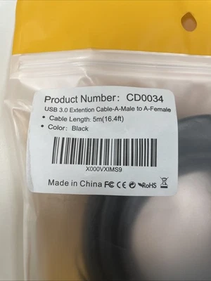 CD0034 Active USB Extension Cable 16.4 FT - Image 1 of 2