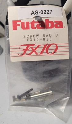 Futaba FX10-018 Screw Bag C – FX10 Buggy Hardware Set – Vintage RC - Image 1 of 2