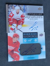 2014-15 UPPER DECK ICE + PREMIER GUSTAV NYQYQUIST RS-GN 2 AUTO CARD LOT