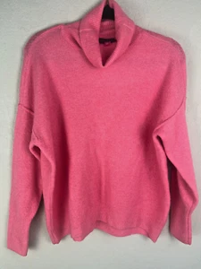 Vince Camuto Women's Turtleneck Sweater Size Small Hot Pink Soft Barbie Spring - Picture 1 of 6