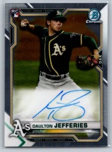 2021 Bowman Chrome #BCRA-DJ Daulton Jefferies RC Auto - Picture 1 of 2