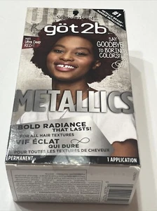 Schwarzkopf Got 2B Metallics Permanent Hair Color M65 Ultra Deep Red - Picture 1 of 5
