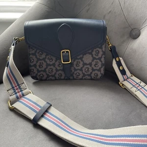 CATH KIDSTON THE FRESTON Dark Navy SML B ROSE HANDBAG . BNWOT - Picture 1 of 10