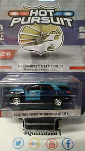  Greenlight Hot Pursuit série 36 2020 Ford Police Interceptor Utility (NG62)