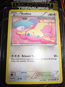 POKEMON MINT ★ AUDINO RC17/RC25 COM ★ B&W LEGENDARY TREASURES HOLOFOIL ENGLISH - Picture 1 of 1