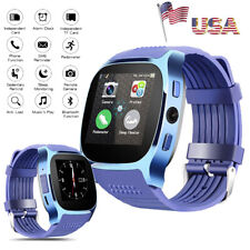 Bluetooth Smart Watch Camera Unlocked Sport Exercise Fitness Tracker for Android