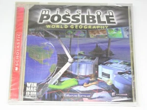 Mission Possible World Geography CD ROM WIN MAC EdVenture Software 12+ Brand New - Picture 1 of 3