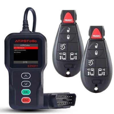 For Chrysler Town and Country Replacement Key fob Kit 2008-2016 M3N5WY783X — 第 1/4 张图片