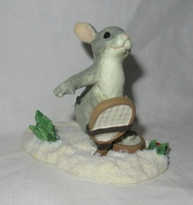 Charming Tails by Dean Griff BINKEY SHOW SHOEING Bunny winter snow - Picture 1 of 5