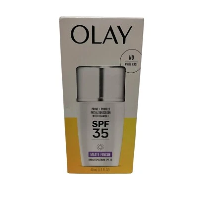 Protector solar Olay Prime Protect acabado mate vitamina C FPS 35 Foto 1 de 2