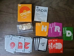 Vintage 1980 O’NO 99 Card Game Complete w/ Instructions and Tokens - Picture 1 of 6