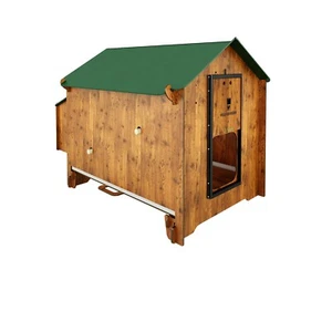 Hühnerstall Hühnerhaus aus Laminatmaterial Freilandfarm für 8 Hühner POLLY XL - Bild 1 von 15