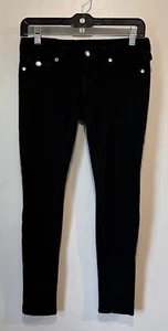 True Religion Women's Black Stella Skinny Stretch Pants Size 25 - Picture 1 of 11