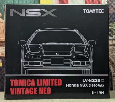 TOMICA LV-N226c 1990 HONDA NSX [NEGRO] NUEVO EN CAJA TOMICA LIMITED NEO SERIES Foto 1 de 4