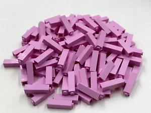 LEGO Pack of 100x New Bright Pink Brick 1 x 1 x 3 BULK BRICKS - Picture 1 of 4