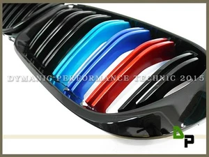 M Style Gloss Black 3 Metal Color Front Grille for BMW X3 F25 LCI Facelift 15-17 - Picture 1 of 3