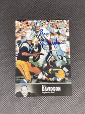 1997 Upper Deck Legends Autographs #AL96 Ben Davidson ON CARD Auto Raiders