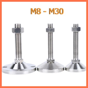 Heavy Adjustable Feet, Screw In Threaded Feet, Levelling Feet,A2 Stainless Steel - Picture 1 of 56