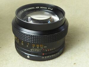 Konica Hexanon AR 50mm f1.4 - Konica AR mount lens made in Japan serviced 2022