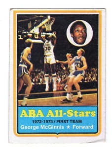 1973-74 Topps ABA George McGinnis Card #180 Indiana Pacers Indiana - Picture 1 of 2