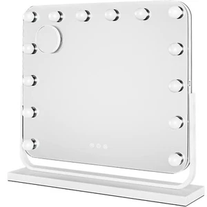 Espejo de Maquillaje Hollywood Iluminado Espejo Cosmético 14 LED Táctil 3 Luces con USB - Imagen 1 de 10