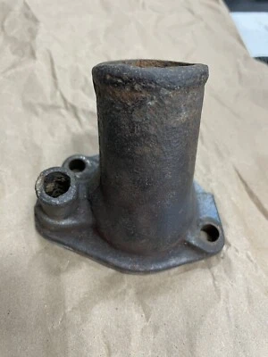 Carcaça de termostato de aço Ford 1965-1973 HI-PO? 260 289 302 Mustang Mach 1 Shelby - Imagem 1 de 4