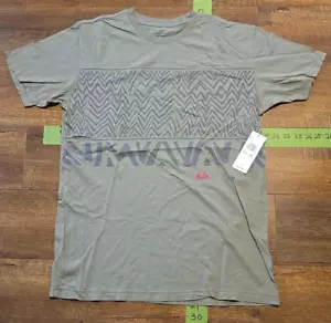 Quiksilver Surf T-Shirt Größe L Olivgrün Neu mit Etikett - Bild 1 von 4
