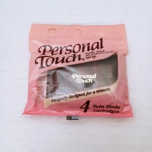 Schick Personal Touch 4 Refill Cartridges Twin Blade Aloe Moisturizing New - Picture 1 of 4