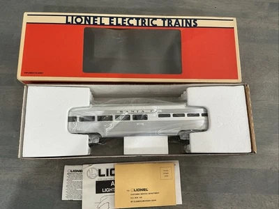 Lionel 6-19111 Santa Fe Aluminum Diner Car 601 NIB - Image 1 of 4