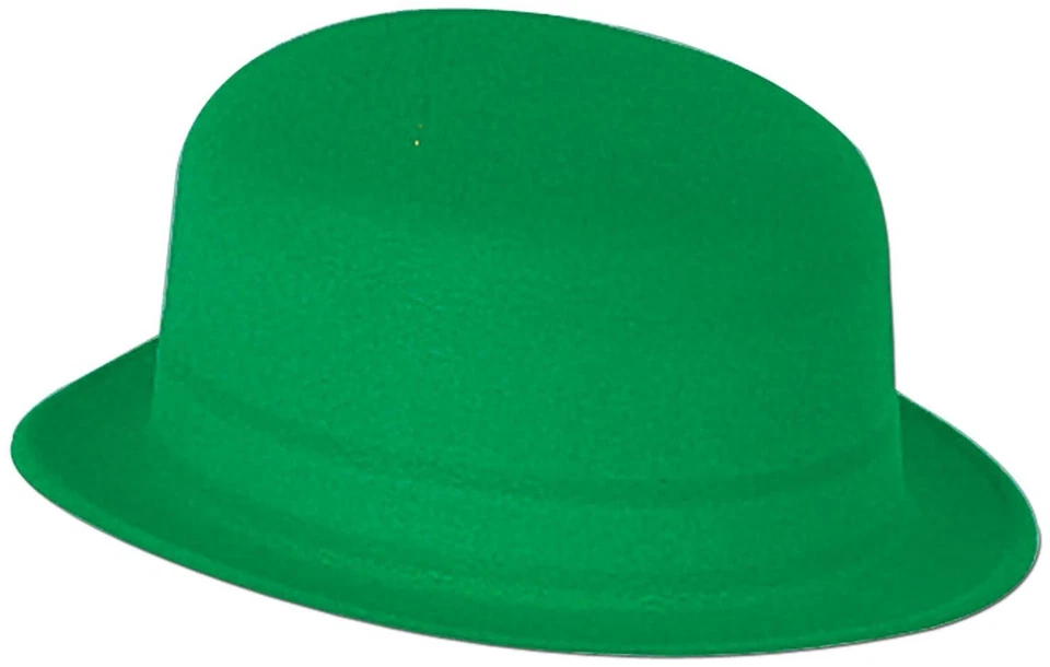 Derby de terciopelo verde para el día de San Patricio - Beistle Foto 1 de 1