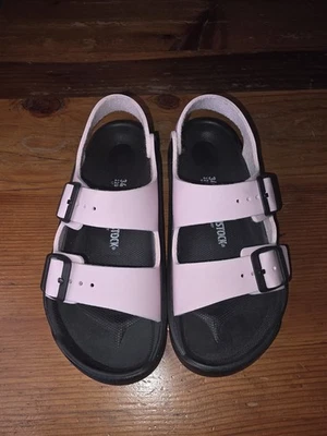 Sandálias Birkenstock unissex infantil rosa claro tamanho 34 220 - Imagem 1 de 4