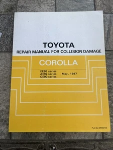 1992 1993 1994 1995 Toyota Corolla Body Collision Shop Service Repair Manual - Bild 1 von 2