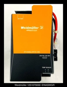 Batería Weidmüller 1251070000 CP A - 24vDC, 3,4Ah - Sin usar - Imagen 1 de 9