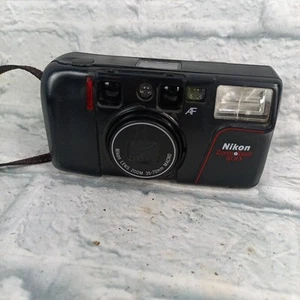 Nikon Zoom Touch 400 35mm Film Point and Shoot Camera, Black Gd - Picture 1 of 4