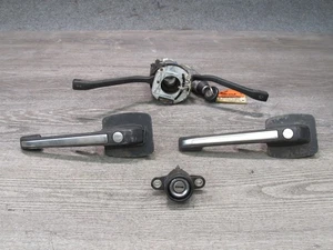 85-88 VW SCIROCCO MK2 SET OF 4 IGNITION TRUNK LOCK W KEY & DOOR HANDLES OEM - Picture 1 of 21