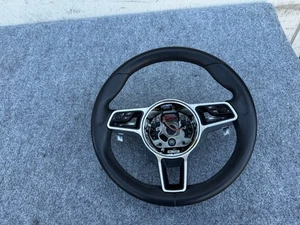 STEERING PADDLE SHIFTER BLACK MISSING WIRES PORSCHE MACAN (2015-2018) OEM - Bild 1 von 12
