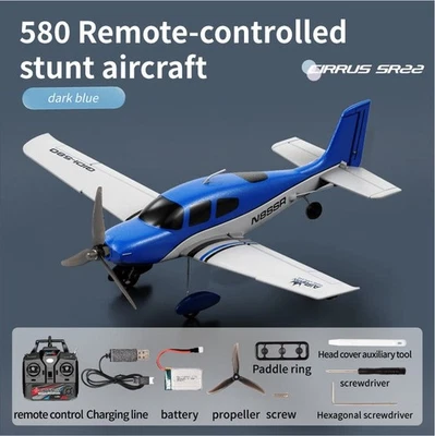 RC Plane Cirrus SR22 52cm EPP Foam Airplane with Brushless Motor - Image 1 of 4