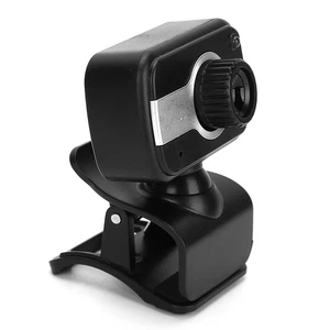 USB With MIC 0.3MP Web Camera Cam 360° For LCD Screen Laptop For MSN/ ICQ Ni NEW - Afbeelding 1 van 11