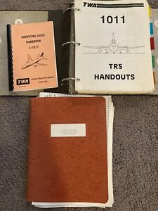 Vintage TWA L-1011 Servicing Handbook/Flight Operations Training Manual, Pilot