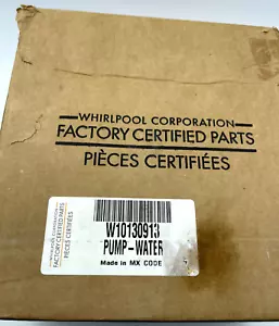 Bomba de drenaje para lavadora Whirlpool #W10130913 *CAJA ABIERTA, FABRICANTE ORIGINAL NUNCA USADO* - Imagen 1 de 4