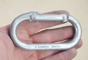 Moschettone ovale Royal Robbins, Salewa 3000 libbre, storia Yosemite vintage anni 70 RARO - Foto 1 di 8