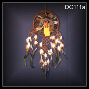 Traumfänger Häuptlings-Federschmuck-Maske 27x75cm Indianer Dreamcatcher (DC111a) - Bild 1 von 1