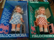PROMOZIONE 2 Bambola Ciarlina Italocremona Scatola Verde e Blu