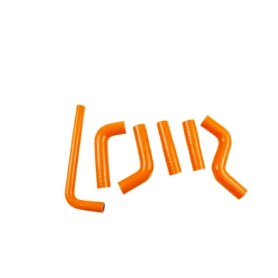 For 2002-2006 KTM 400/525EXC 2003 2004 2005 Orange Silicone Radiator Hose - Image 1 of 4