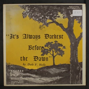 DALE V. HELLE: it's always darkest before the dawn KNOF 12" LP 33 RPM - Picture 1 of 2