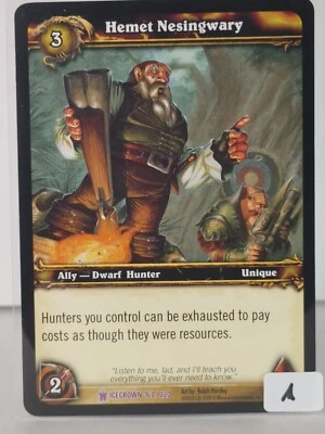 Hemet Nesingwary - Icecrown - 167/220 - Wow TCG - Epic Rare - " A " - Image 1 of 4