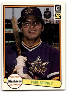 1982 Donruss Paul Serna Rookie . Seattle Mariners #567