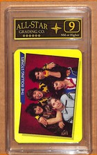 THE ROLLING STONES 1985 ROCK STAR CONCERT CARDS #1 ASG 9