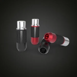 VIBORG Pure silver XLR Plug XM203AG XF203AG Connector Jack Hifi Audio MIC Cable - Picture 1 of 6