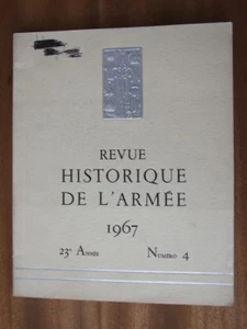 Revue Historique de l'Armée 1967, 23e Année, Numéro 4 *French Military History* - Imagen 1 de 3